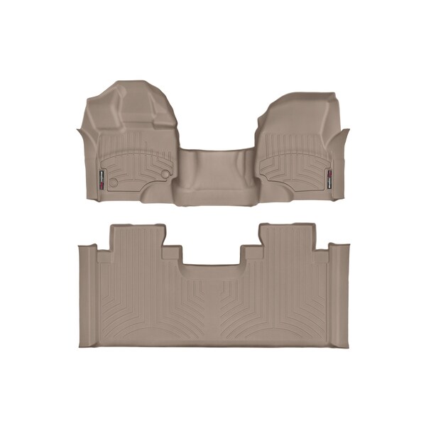 Front and Rear Floorliners - Over The Hump, 457931-456975